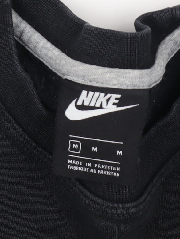 Nike Men's Black Crew Neck Pullover Sweatshirt Size M