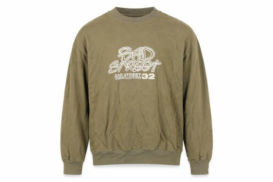 Bad Street Men’s Brown Pullover Sweatshirt Size M Graphic Print