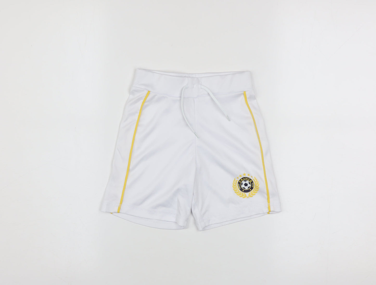 Dunnes Stores Boys White Athletic Football Shorts 4-5 Years
