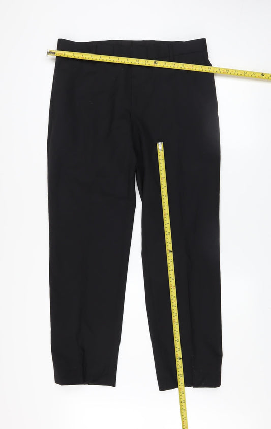Strellson Men’s Black Regular Fit Dress Pants Size M Business Trousers