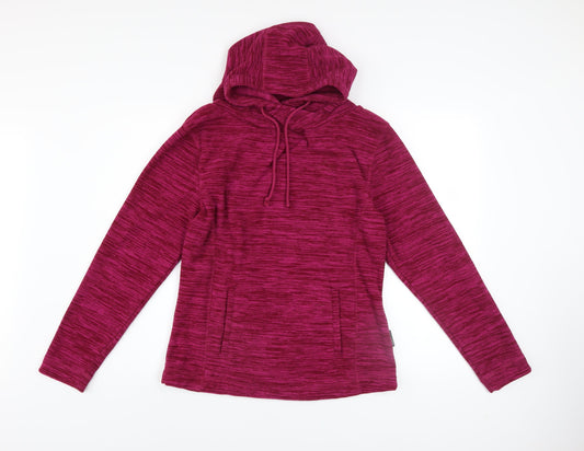 Portwest Womens Pink Pullover Hoodie Size 8 Fleece Hooded Sweatshirt