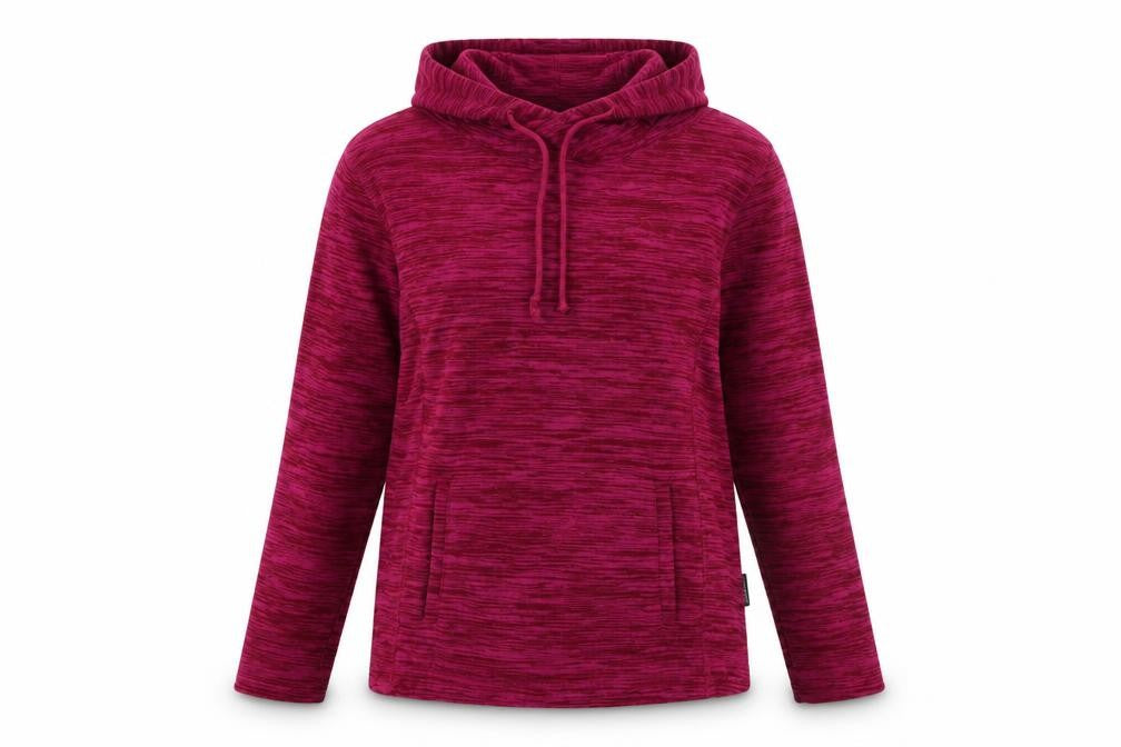 Portwest Womens Pink Pullover Hoodie Size 8 Fleece Hooded Sweatshirt