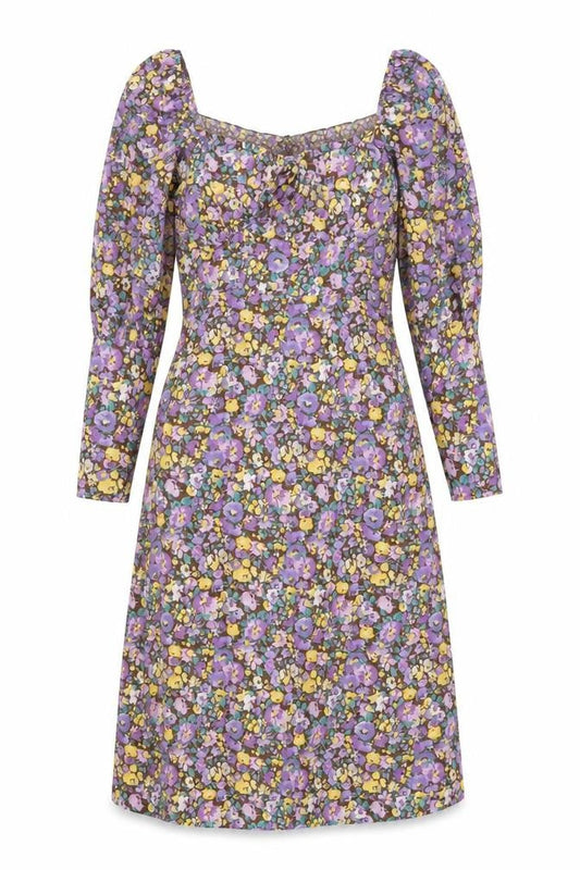 QED London Women’s Multicoloured Floral A-Line Dress Size 10