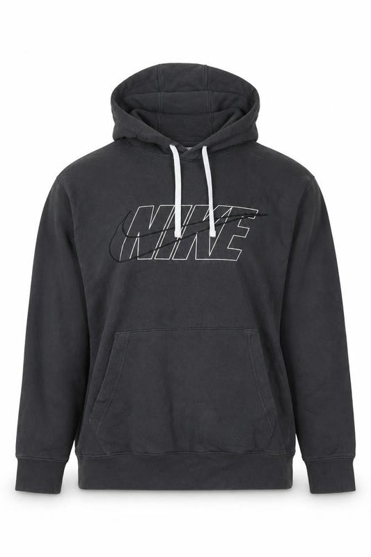 Nike Womens Black Large Pullover Hoodie with Logo