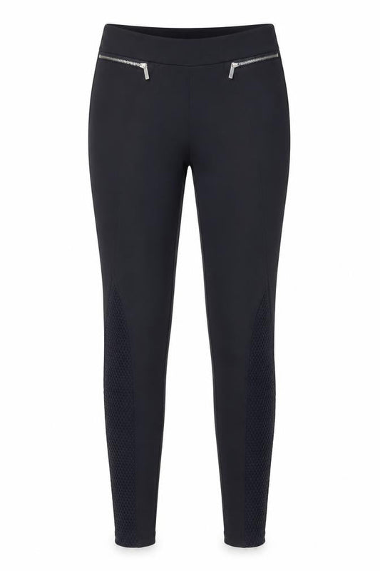 Zara Basic Women Black Size 6 Jegging Style Skinny Zip Trousers