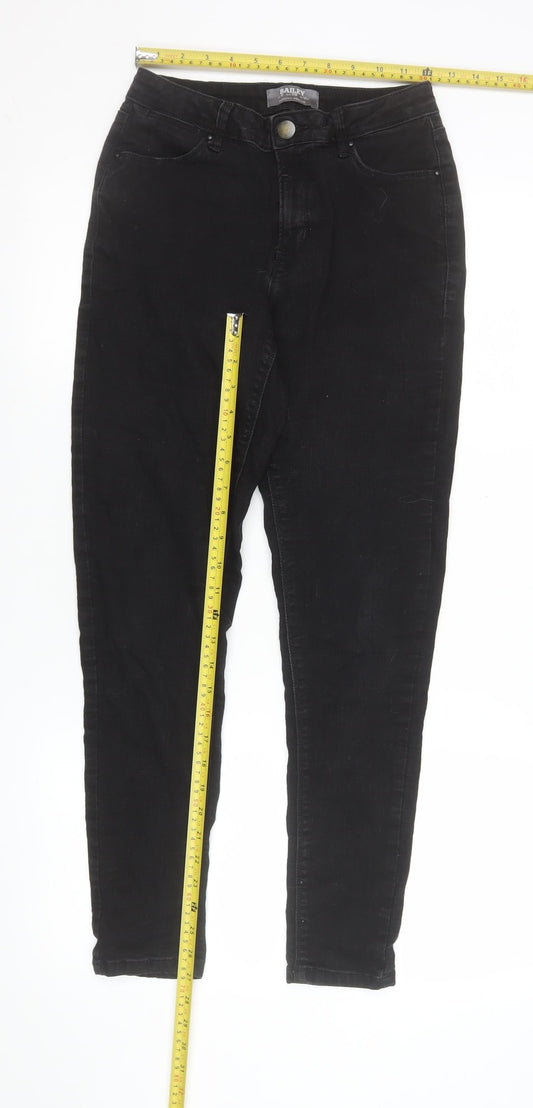 Dorothy Perkins Women’s Black Skinny Jeans Size 10R Stretch Denim