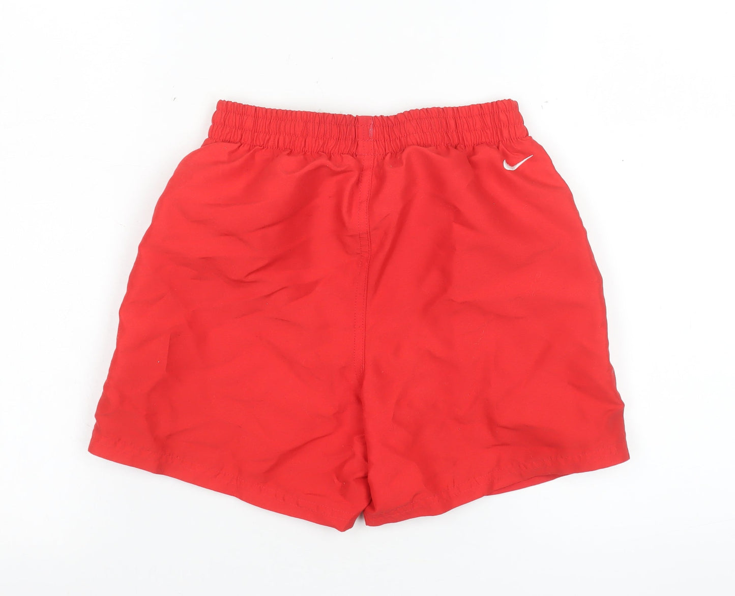 Nike Boys Red Athletic Sports Shorts M 137-147cm Quick Dry Polyester