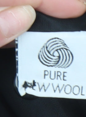 Viyella Women's Red Plaid Wool Pencil Skirt Size 16 Vintage