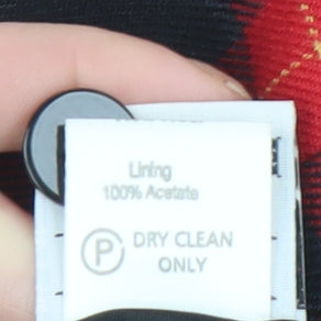 Viyella Women's Red Plaid Wool Pencil Skirt Size 16 Vintage