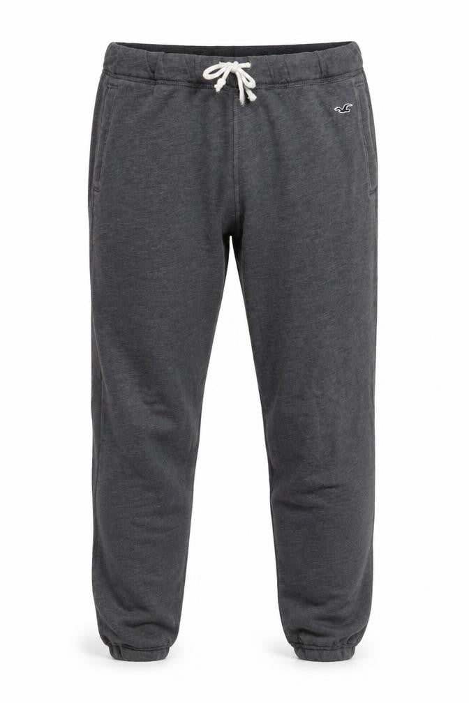 Hollister Men’s Grey Regular Fit Sweatpants M Tapered Leg Casual