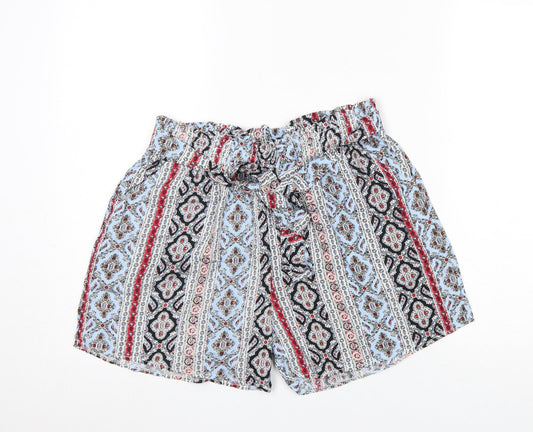 Sweet Girl Women’s Multicoloured XL Paperbag Shorts