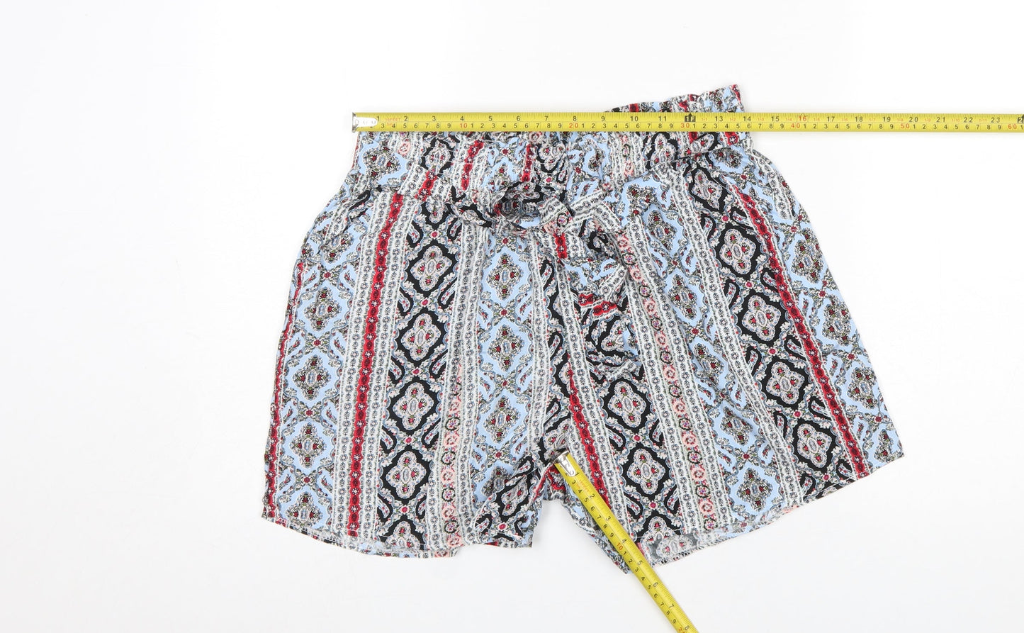 Sweet Girl Women’s Multicoloured XL Paperbag Shorts