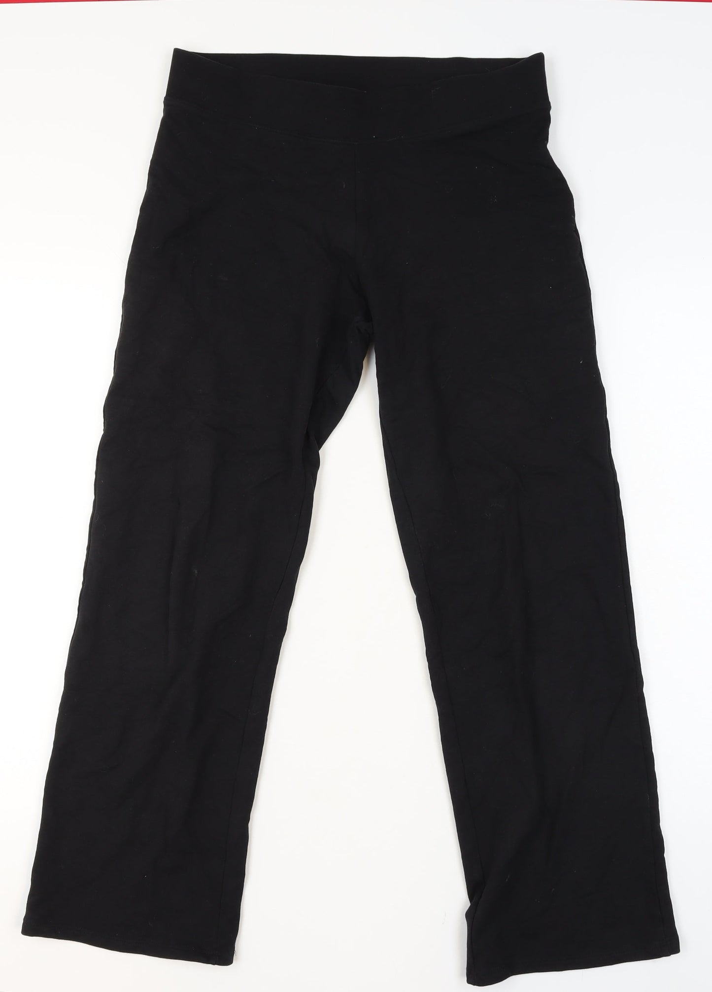 Dunnes Stores Womens Black Cotton Stretch Leggings S Short