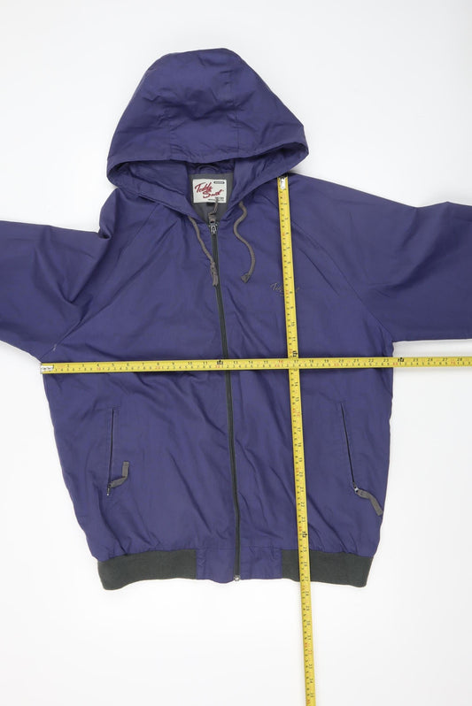 Teddi's Sport Men's Blue XL Hooded Windbreaker Jacket