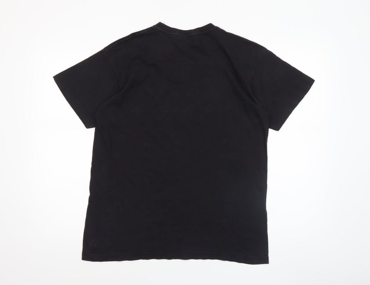 American Zone Men’s Black Minions Graphic Cotton T-Shirt Size M