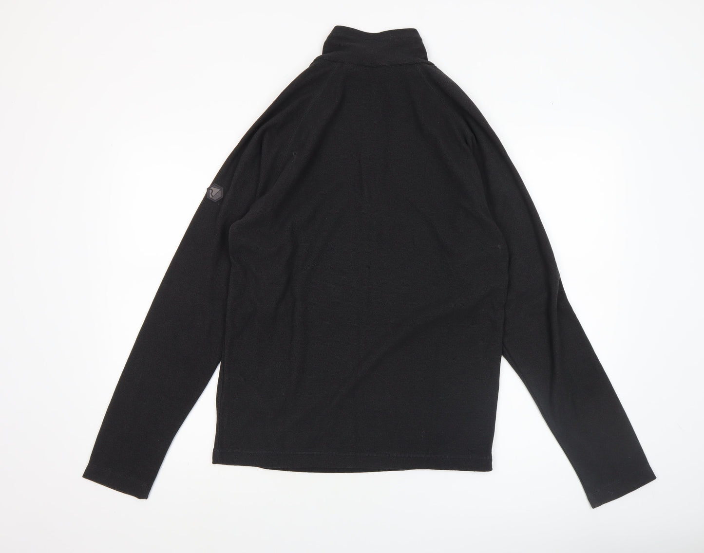 Regatta Men’s Black Fleece 1/2 Zip Pullover Sweatshirt Size S