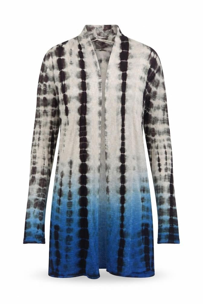INC International Concepts Women's Multicoloured Tie-Dye Cardigan Size S