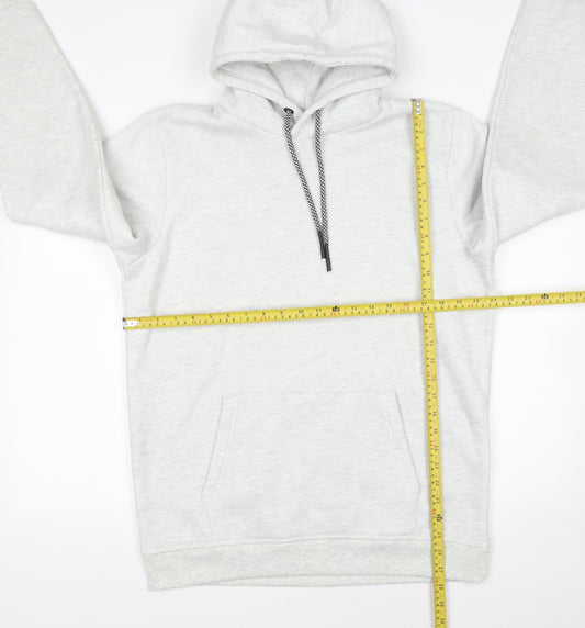 Brave Soul Men’s Grey Pullover Hoodie Size M Regular Fit