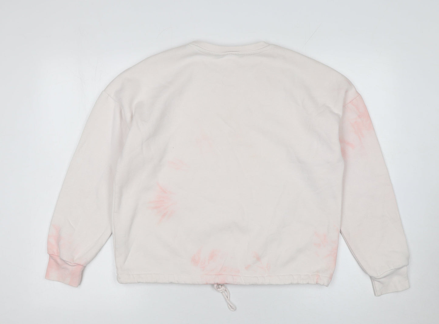 Dunnes Women’s Beige Pink Tie Dye Pullover Sweatshirt XS