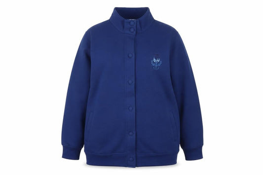 Jenny-Lee Women's Blue Button-Up Sweatshirt Size 20