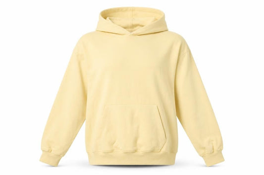 Marks and Spencer Women Yellow Pullover Hoodie Small Cotton Blend
