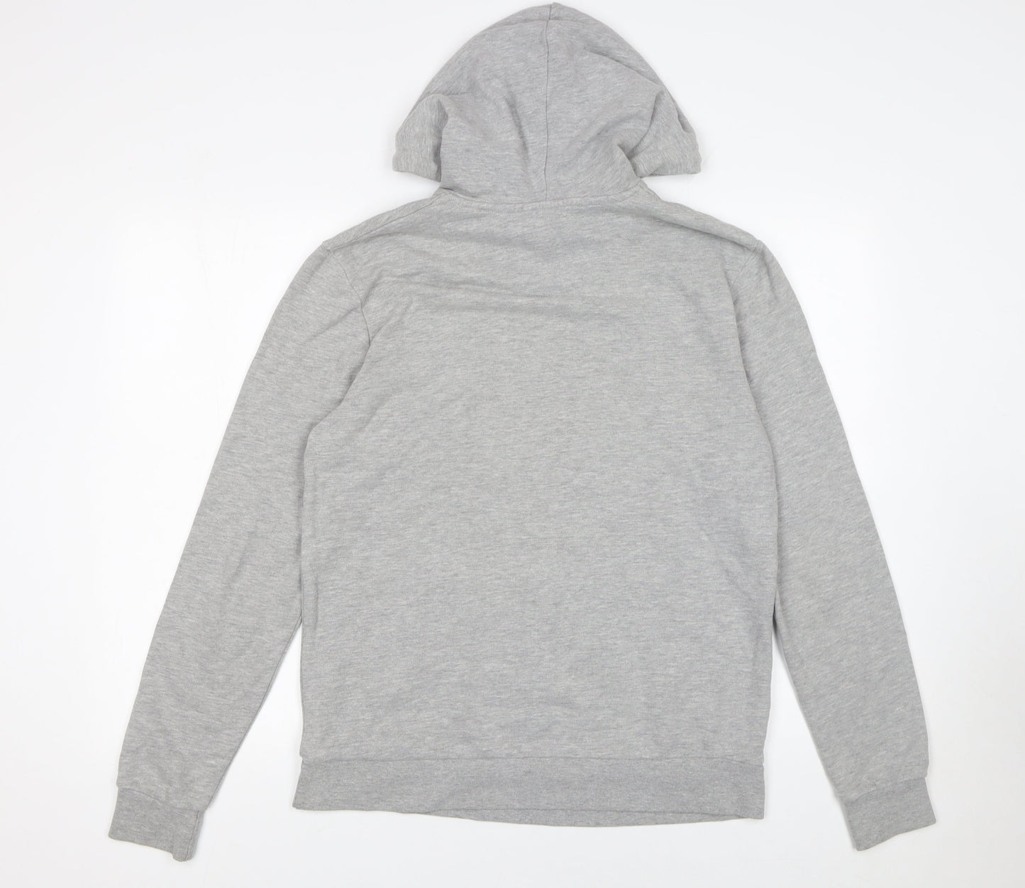 Topman Mens Grey Classic Fit Pullover Hoodie Size S