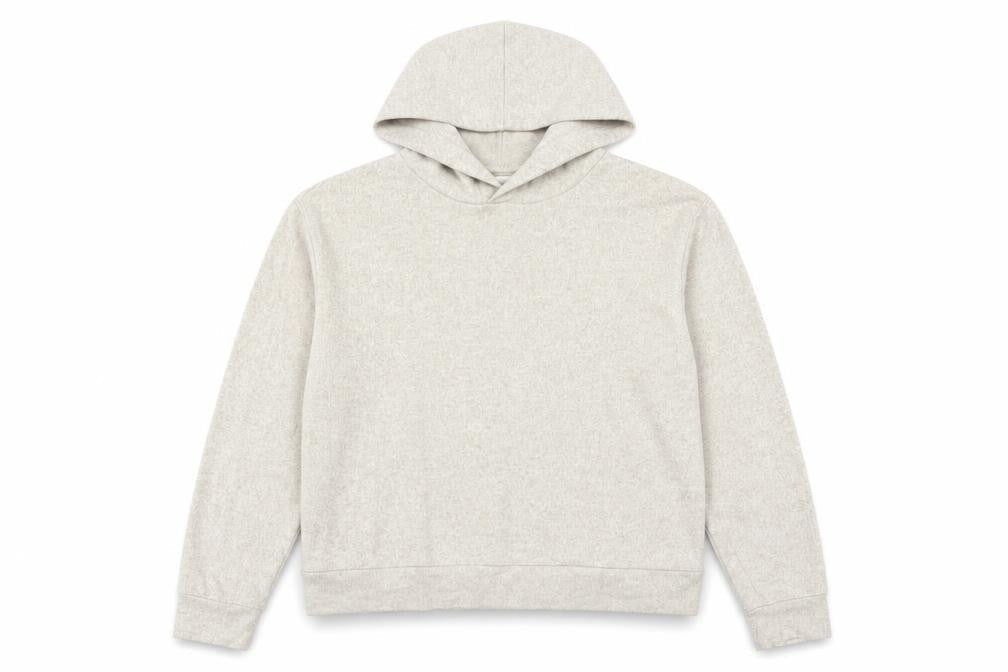 H&M Women's Beige Pullover Hoodie Size S Viscose Blend Casual