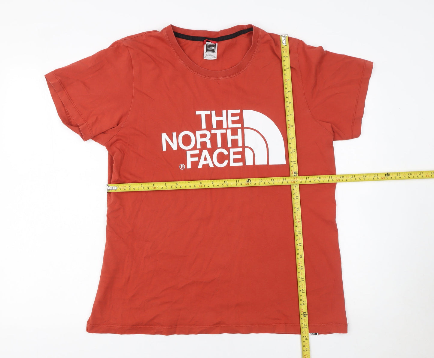 The North Face Womens Red Cotton Short Sleeve T-Shirt L