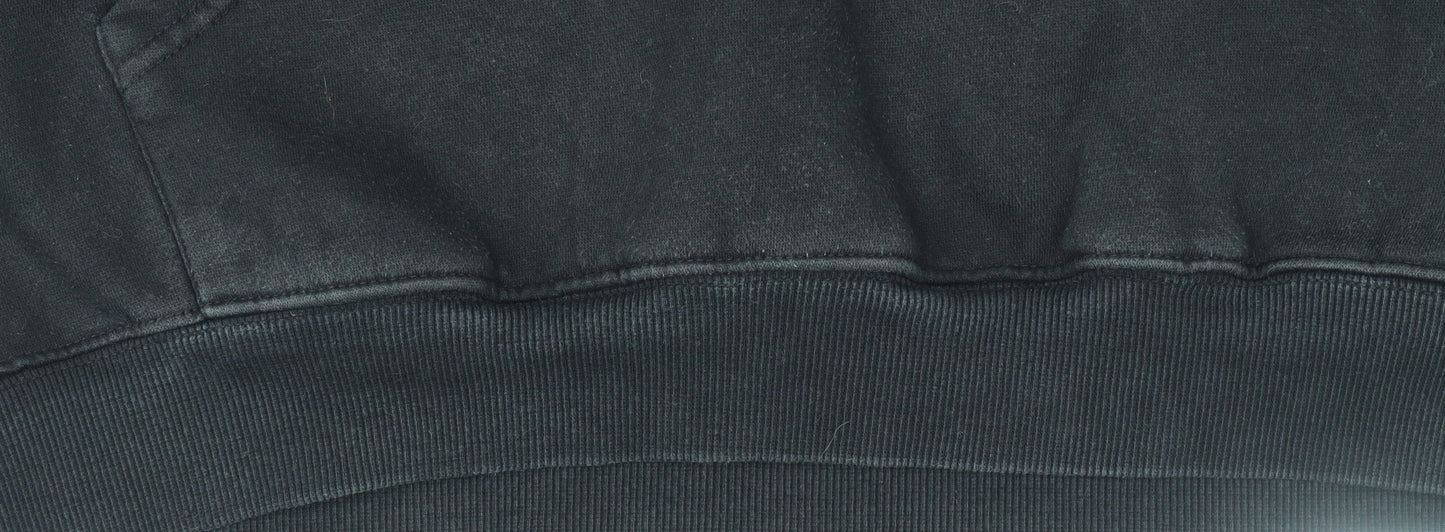 Fear of God Essentials Black Hoodie Women's S Cotton Pullover