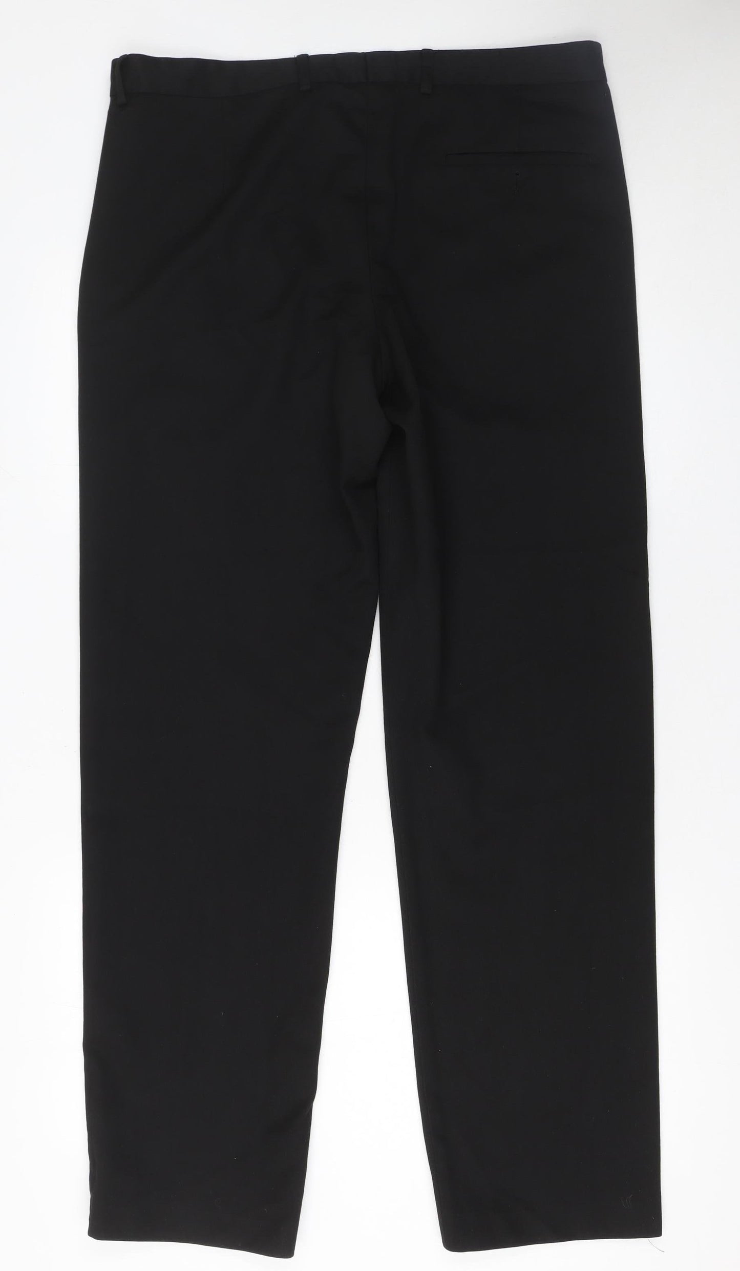 St. Bernard for Dunnes Stores Men's Black 36W 35L Regular Fit Dress Trousers