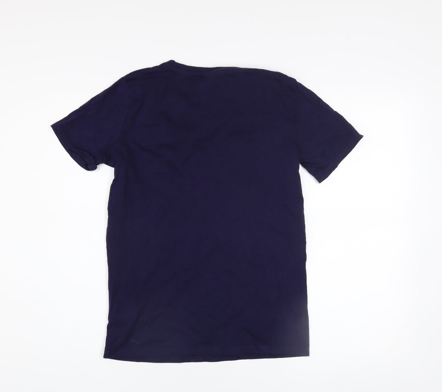 Hype Boys Blue 14 Years Basic Logo Cotton Short Sleeve T-Shirt