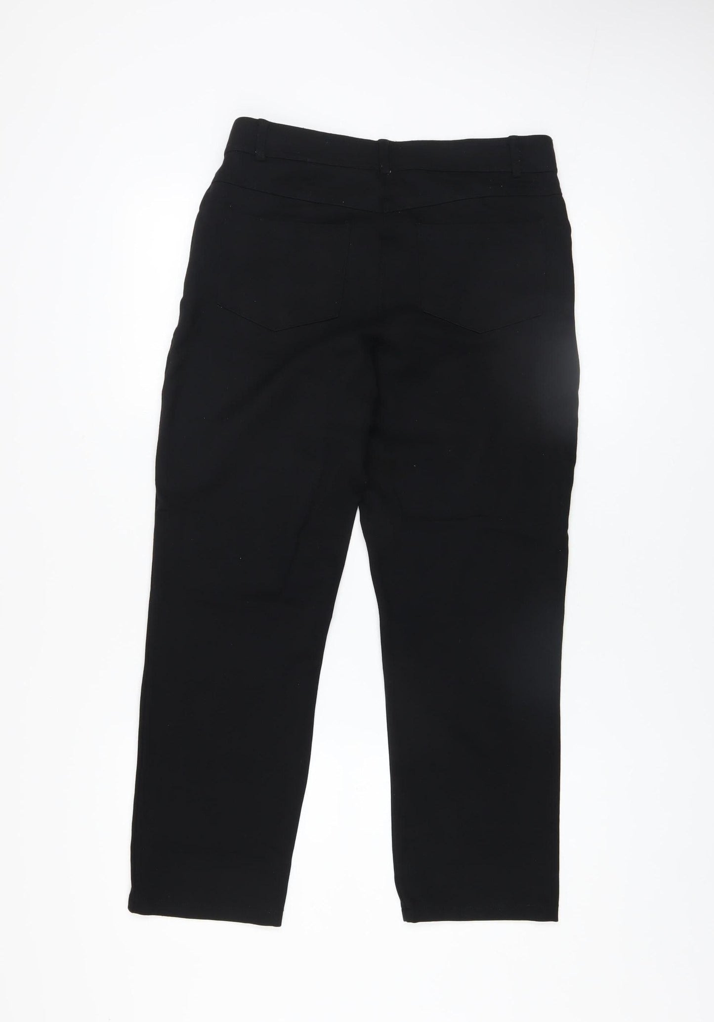 Dunnes Stores Women's Black Slim Fit Stretch Trousers Size 10