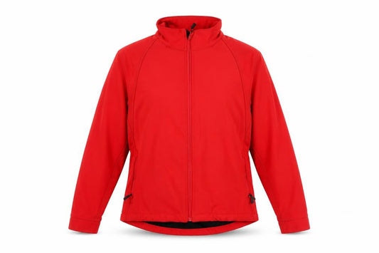 27 86 Women's Red Softshell Embroidered Horse Jacket XL