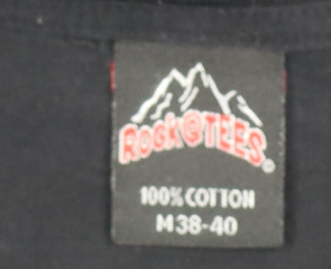 Rock Tees Women’s Black Slipknot Graphic T-Shirt Size M