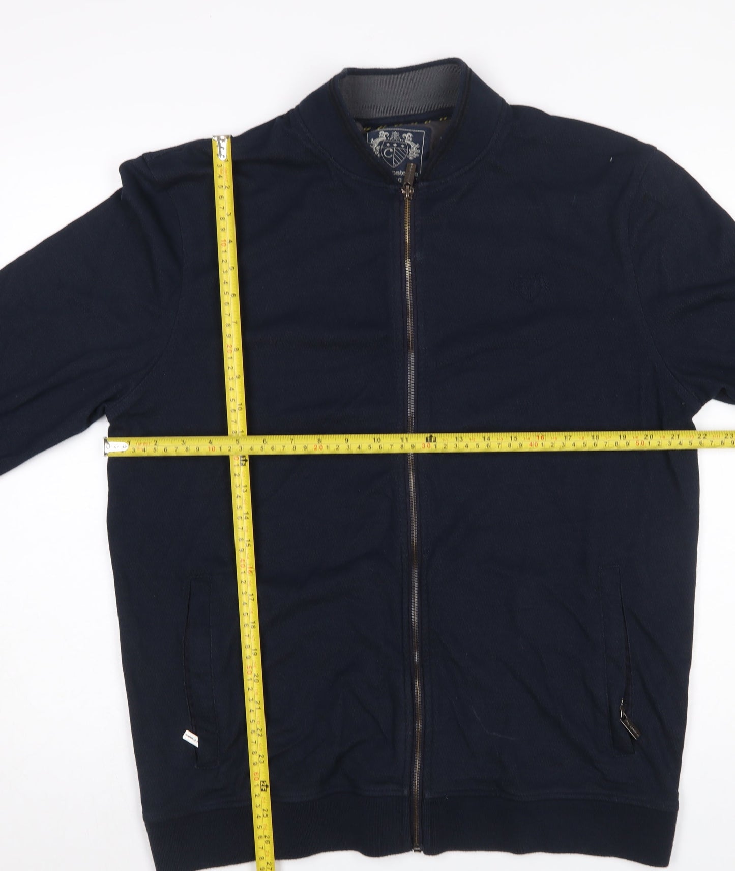 Paul Costelloe Living Men’s Blue XL Full Zip Sweatshirt