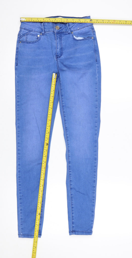 Denim Co. Women Blue Skinny Jeans Size 6 Slim Fit Stretch Denim