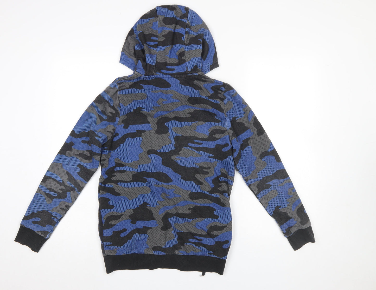 F&F Boys Blue Camo PlayStation Full Zip Hoodie 11-12 Years