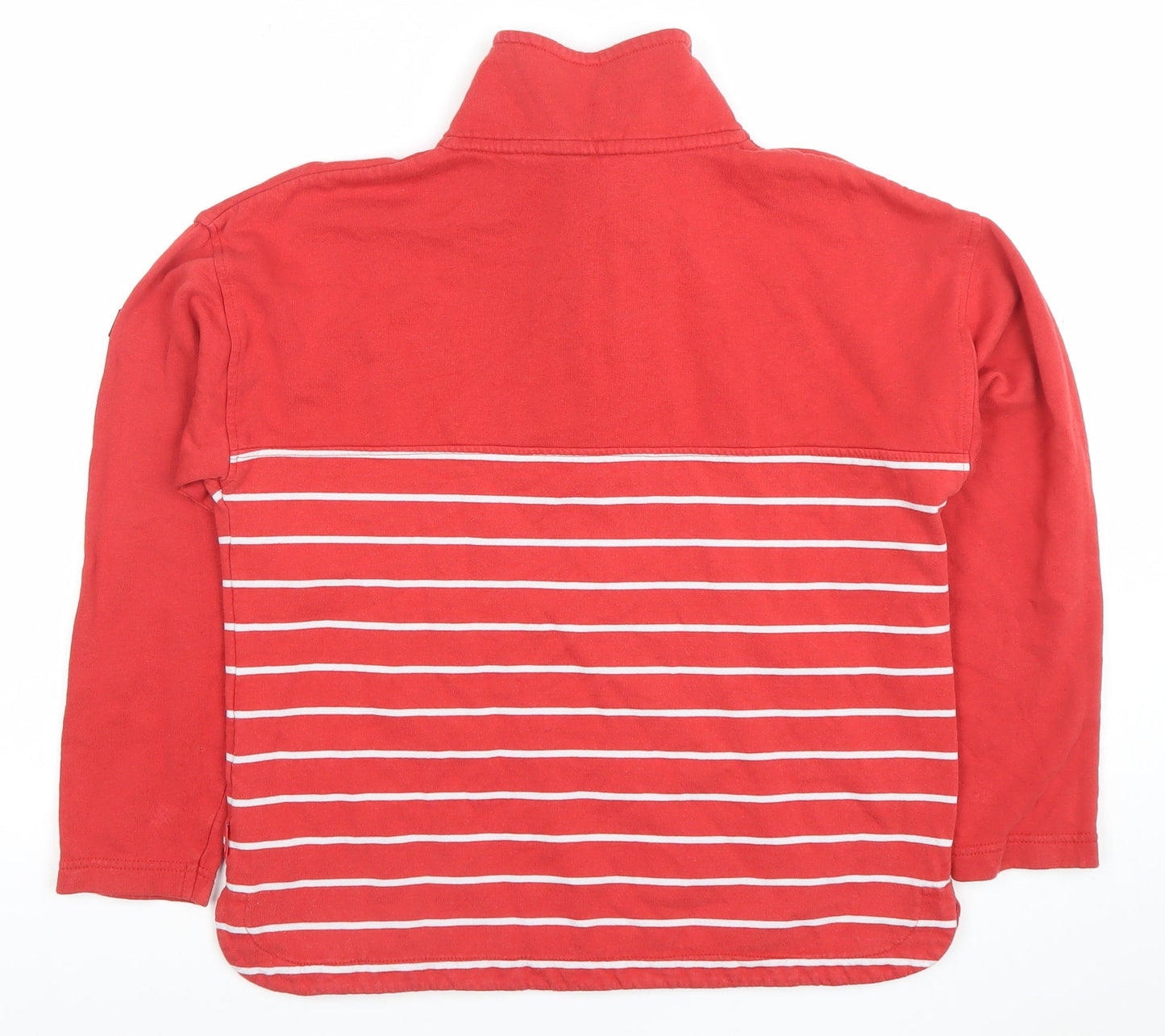 Regatta Great Outdoors Women Red Striped 1/2 Zip Pullover Sweatshirt Size 12