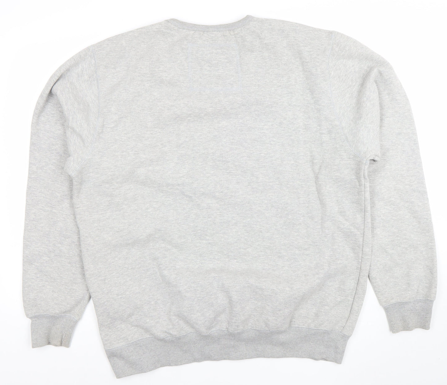 Cotton Ridge Men's Grey XL Crew Neck University Graphic Sweatshirt