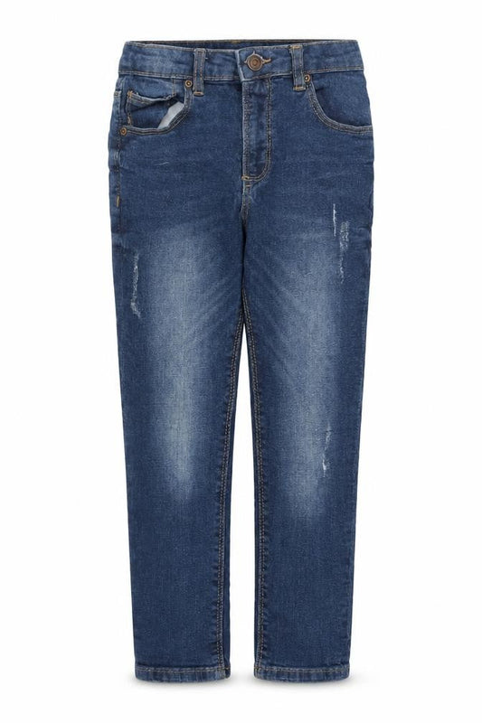 River Island Girls Blue Skinny Jeans Age 7Y Stretch Denim