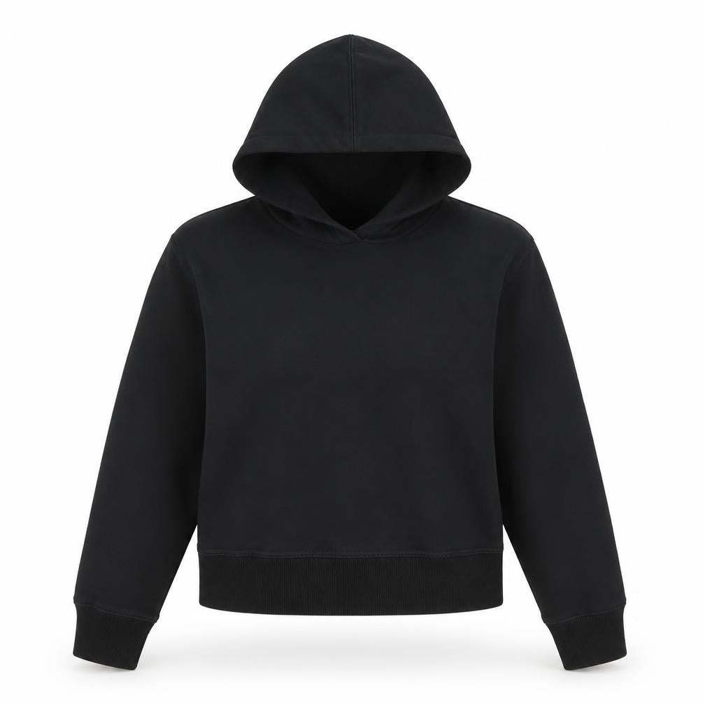 Zara Women's Black Small Pullover Hoodie Sweatshirt