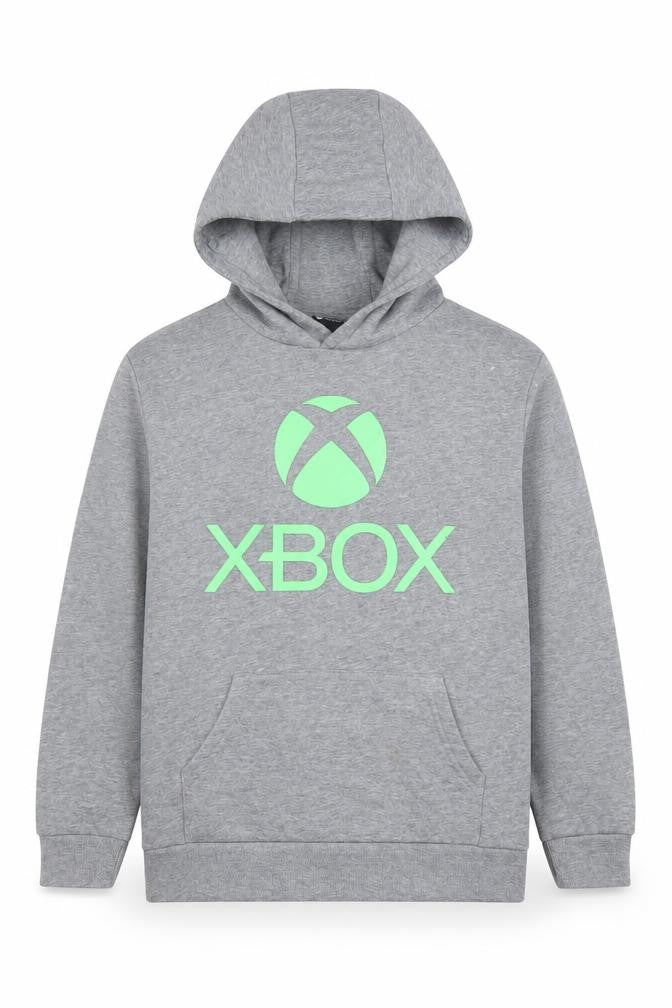Xbox Boys Grey Pullover Hoodie 11-12 Years Cotton Blend Casual Gaming