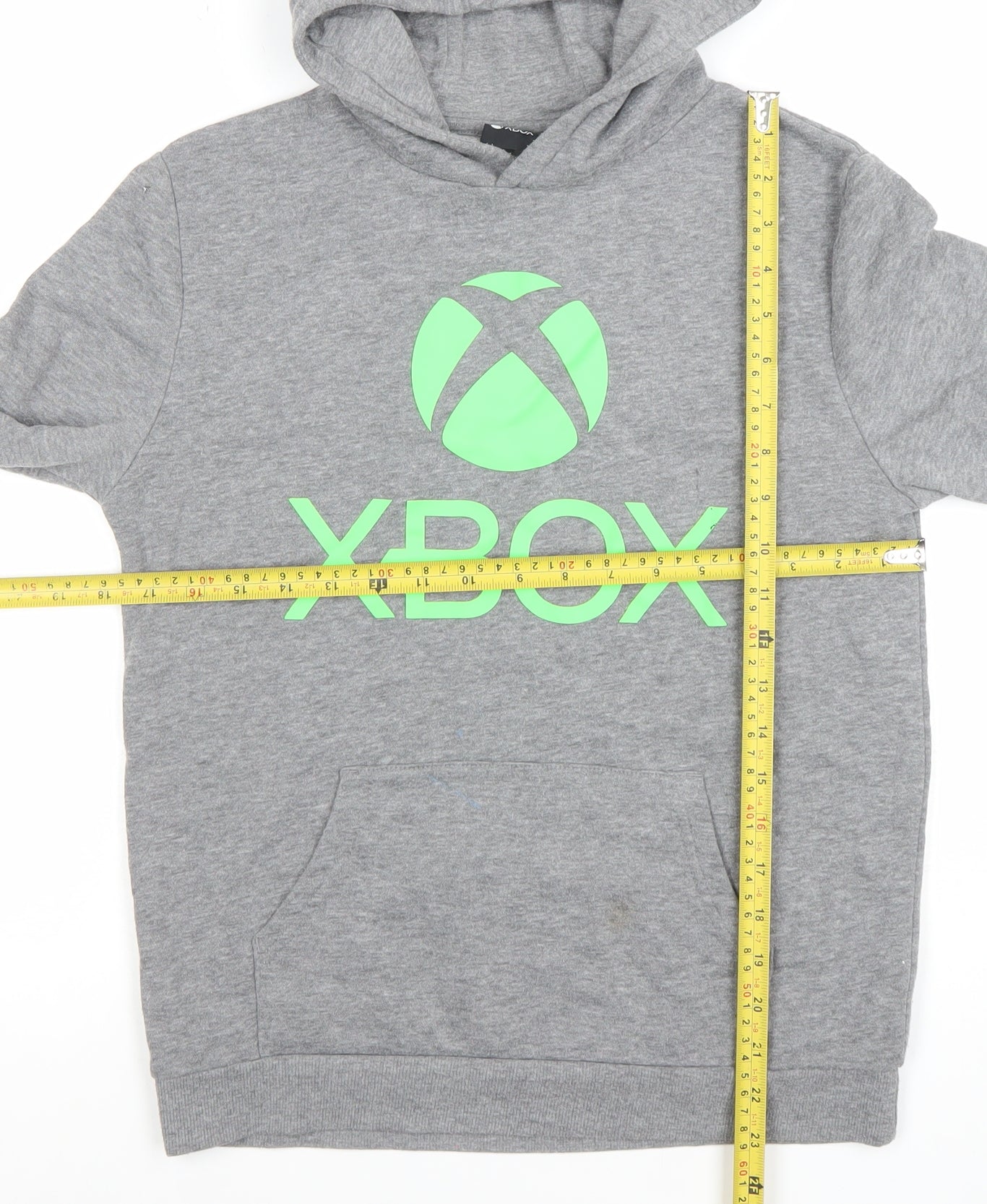 Xbox Boys Grey Pullover Hoodie 11-12 Years Cotton Blend Casual Gaming