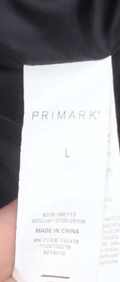 Primark Men's Grey L Hooded Puffer Jacket Winter Casual Coat
