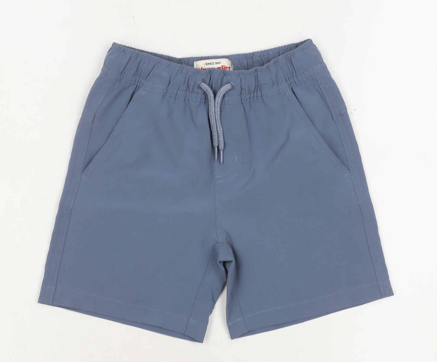 Wrangler Boys Blue Regular Fit Athletic Shorts Size 5 Years