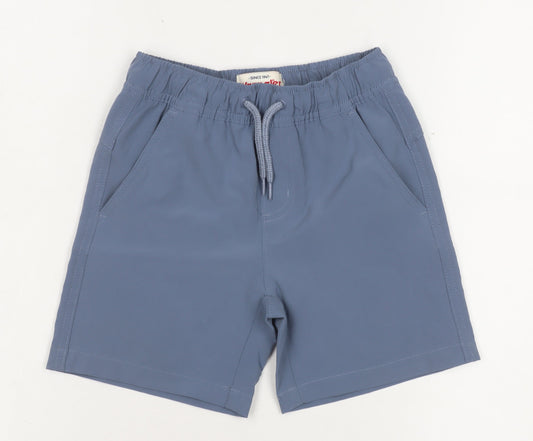 Wrangler Boys Blue Regular Fit Athletic Shorts Size 5 Years