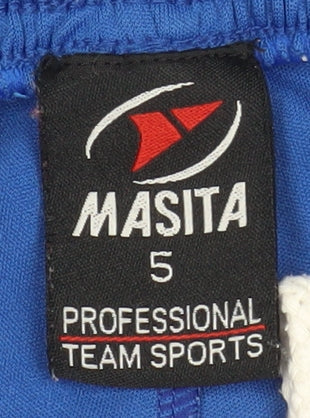 Masita Men's Blue Athletic Gym Training Shorts Size L