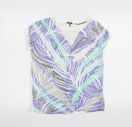 Sandwich Women Multicoloured Cotton Geometric Summer T-Shirt XS