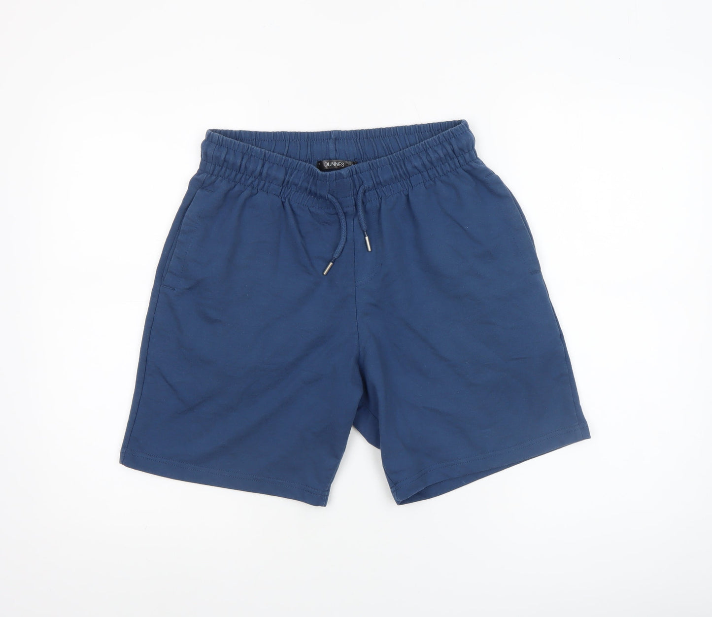 Dunnes Men's Blue Sweat Shorts Size S Casual Cotton Blend