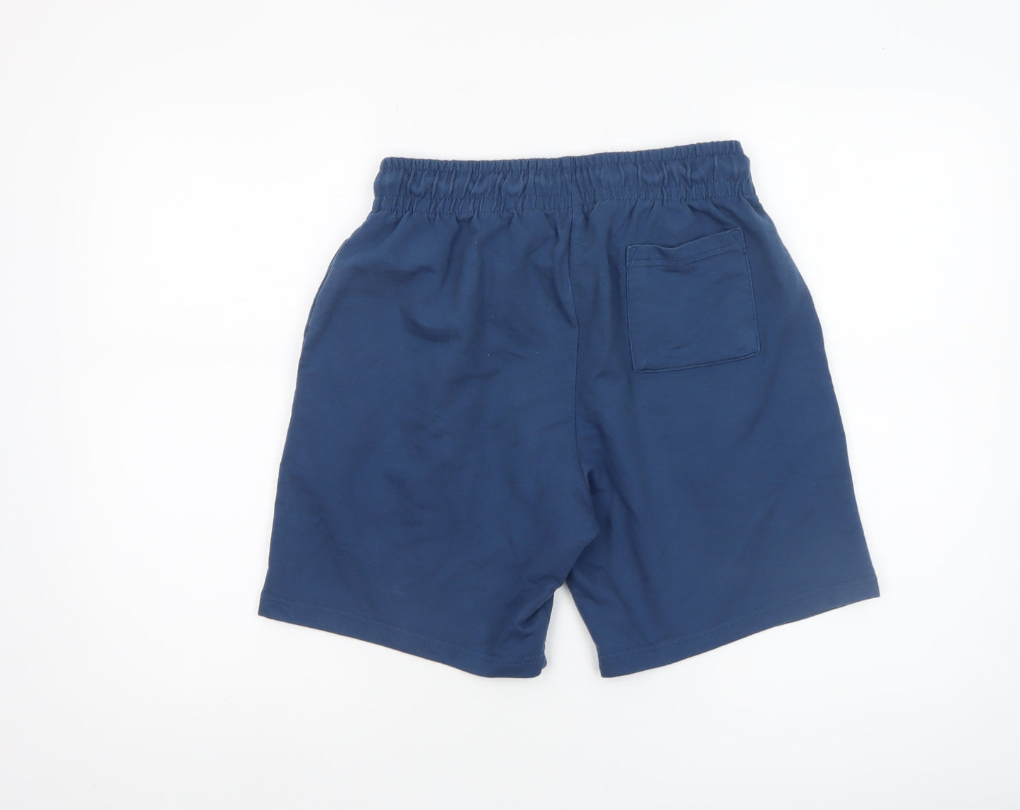 Dunnes Men's Blue Sweat Shorts Size S Casual Cotton Blend